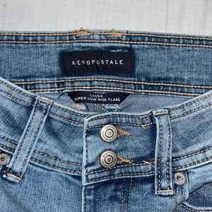 Aeropostale Cassie Super Low Rise Flare